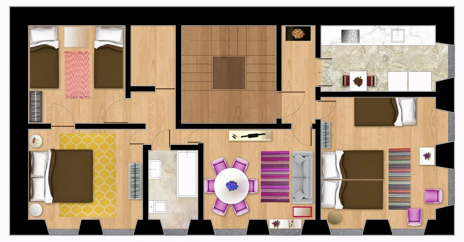 Апартаменты B1 Bairro Alto - Bica Central Spacious Bright Лиссабон